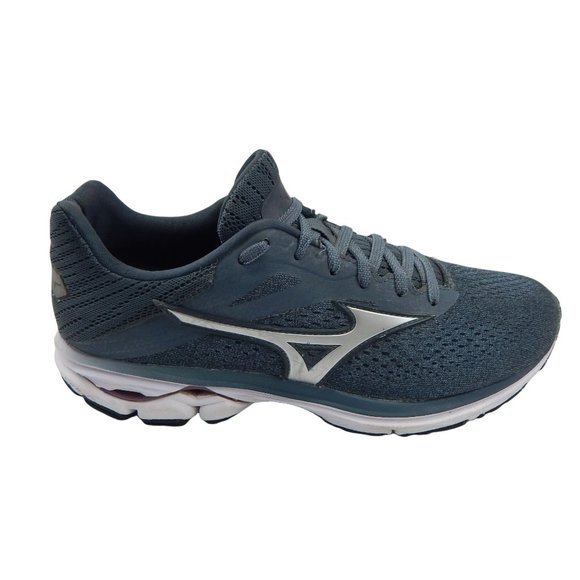 Mizuno Womens Wave Rider 23 Citadel-Glacier Running Shoes Size 8.5 - Picture 1 of 13